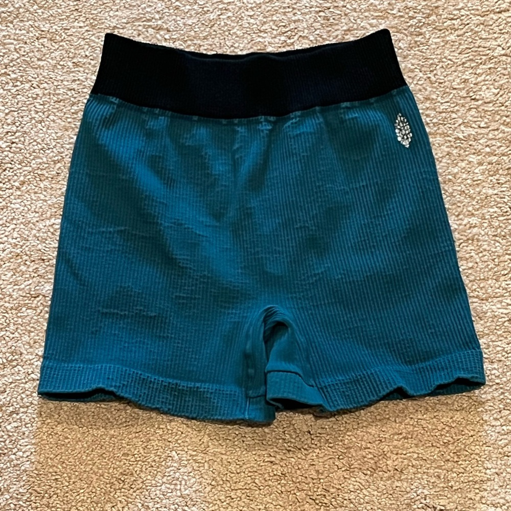 Free People Movement Prajna Shorts XS/S Teal - Picture 5 of 9